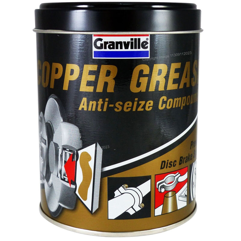 Granville Car Hydraulic System Red Rubber Grease + Anti Seize Copper Grease + Caps