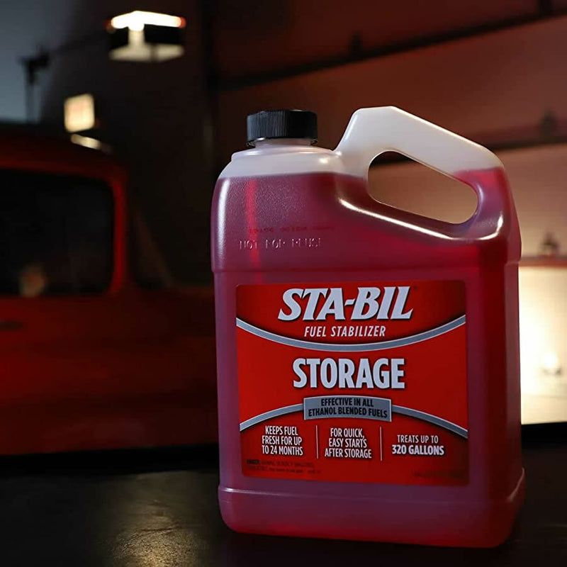 STA-BIL Stabil Fuel Stabilizer Petrol Car Van Fuel Storage Treatment 3.785L +Caps