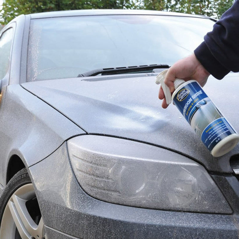 2x Greased Lightning Car Van Caravan Showroom Shine Waterless Wash & Wax+2 CL +Caps