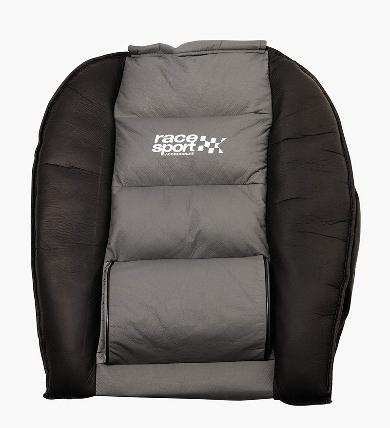 Race Sport Grey Black Luxury Padded Lumbar Side Support Car Single Seat Cover Cushion