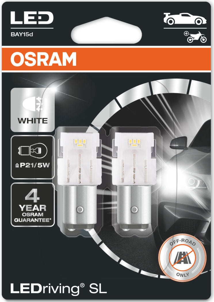 Osram LEDriving SL W5W- T10 Wit w2.1x9.5d 2825DWP-02B