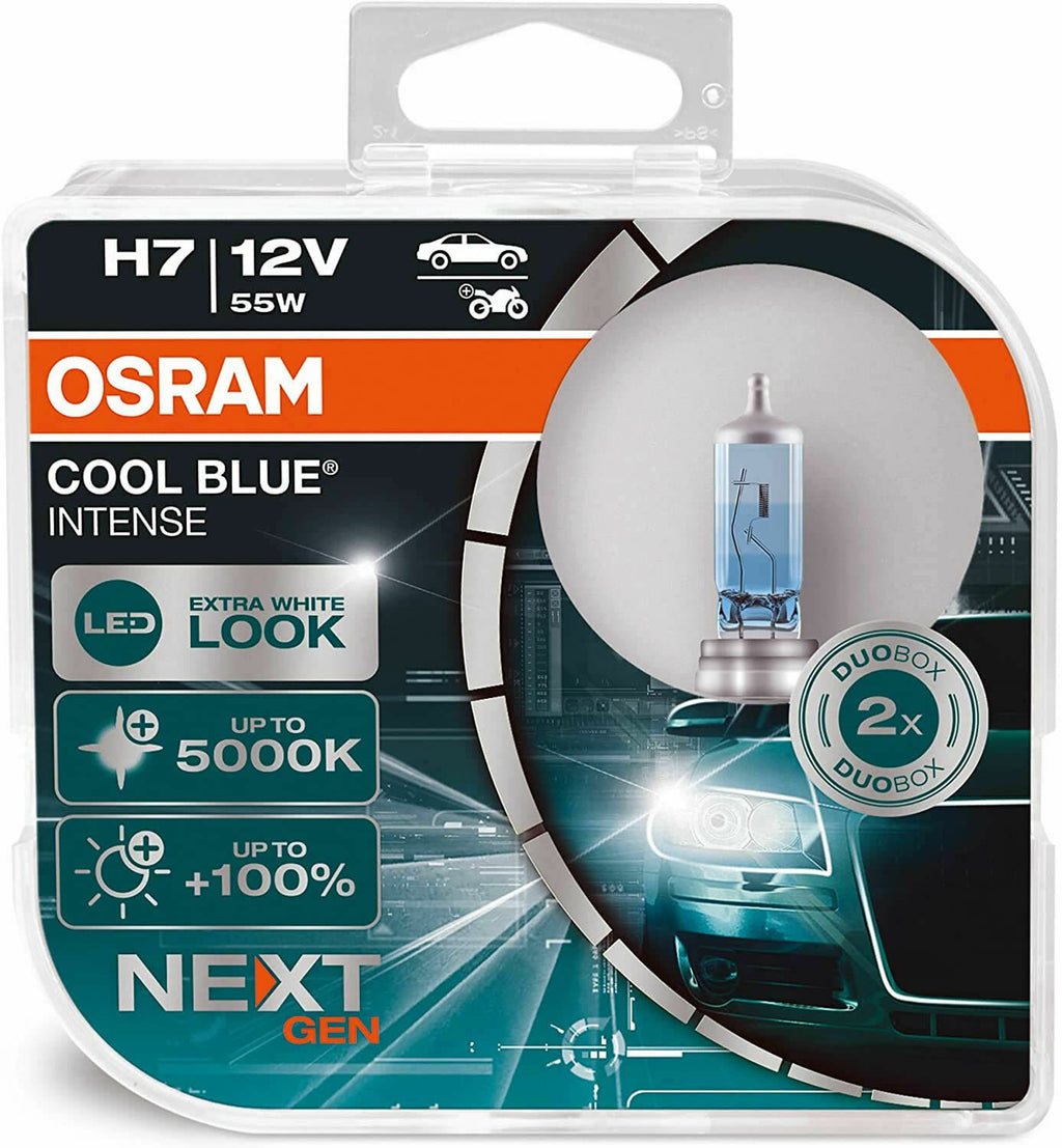 Osram Night Breaker 200 12v H7 Car 200% Upgrade Headlight Bulbs Set