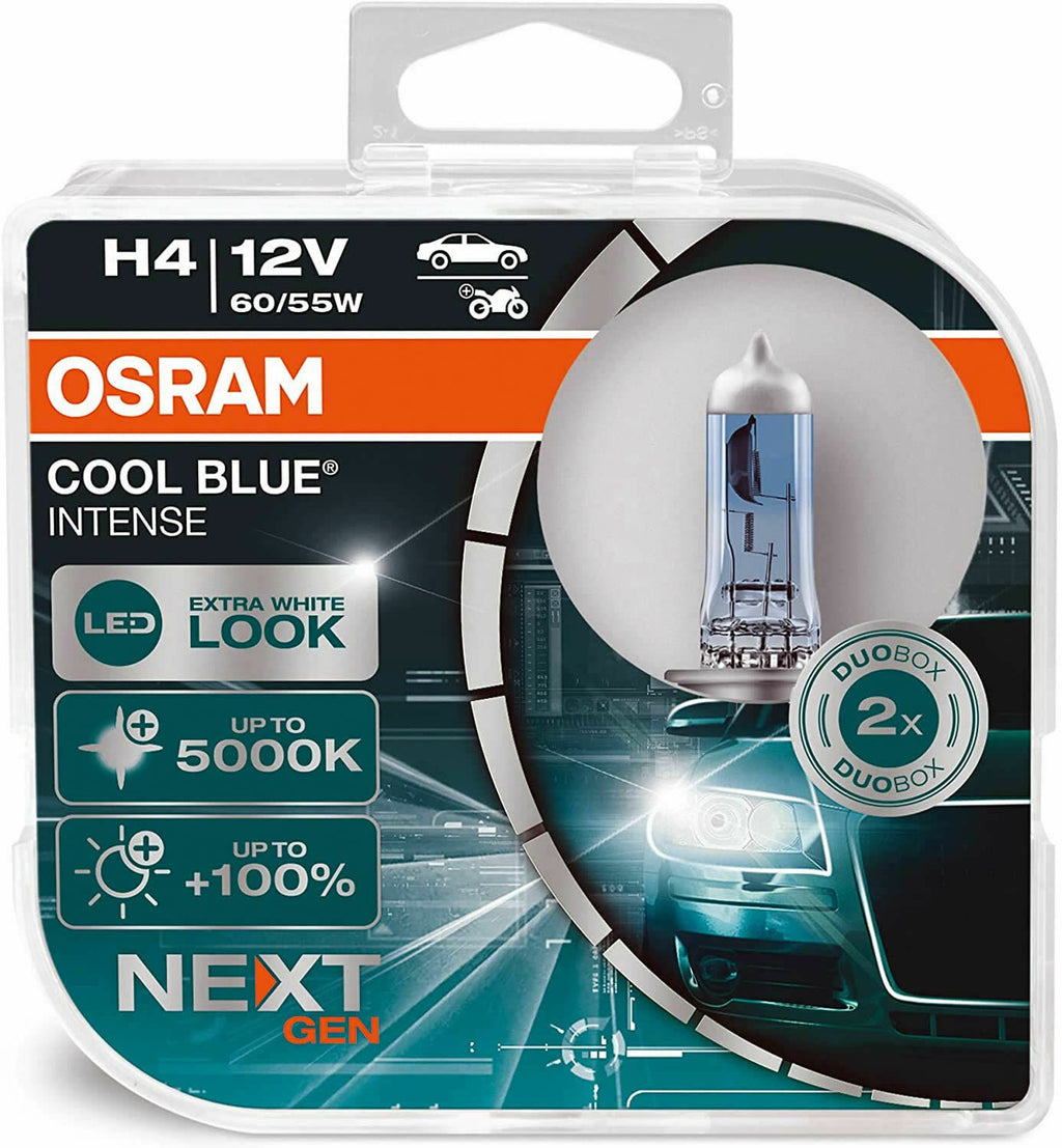 Osram Cool Blue Intense 12v H7 5000K White Car Upgrade Headlight Bulbs
