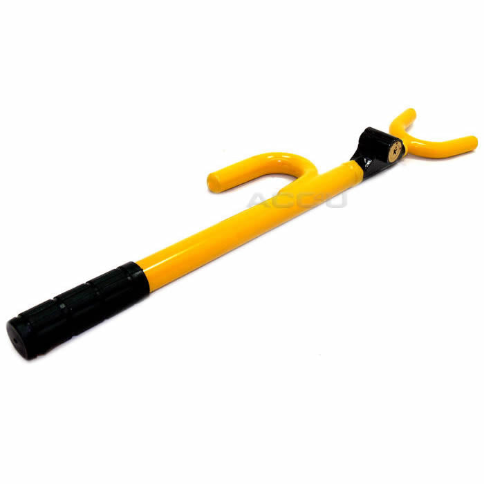 Sakura Anti Theft High Security Yellow Car Steering Wheel Lock